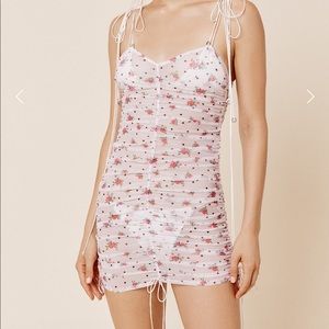 For love and lemons Linda Ruched Coverup
